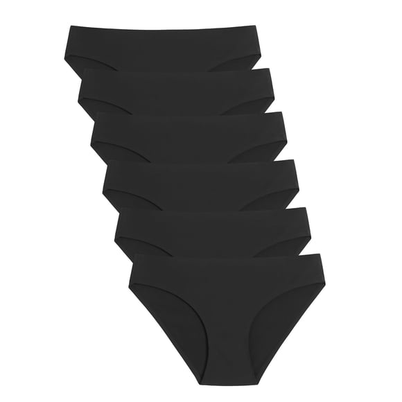 Bikini Caterlove sin costuras para mujer, paquete de 6, talla M