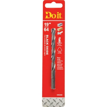 

Do it 19/64 In. Black Oxide Drill Bit