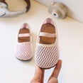 thumbnail image 2 of Viluyesy Girls Soft-Soled Summer Sandals Breathable Hollow-Out Flat Sandals for Toddlers & Kids, Spring & Summer Casual Fashion Footwear Pink Size 11, 2 of 5
