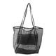 thumbnail image 4 of Bolsa de playa Salvador Malla Tote de playa Hobo Negro, 4 of 7