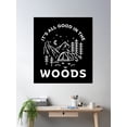 thumbnail image 2 of Woods Adventure Poster Wall Art, Modern Wall Decor, 30x30 UNFRAMED, 2 of 3