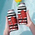 thumbnail image 3 of 2 Pcs Sleeves Beer Cooler Bags Insulated Collapsible Can Sleeves Love Stripe Can Cooler Sleeve for Energy Drink & Beer, 3 of 4