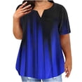 thumbnail image 1 of Camisetas Casuales de las Mujeres de Cuello Redondo Impreso de Manga Corta, Suelto para Uso Diario, Fiesta Y Verano, 1 of 4