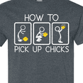thumbnail image 4 of Inktastic How to Pick Up Chicks Funny T-Shirt, 4 of 5