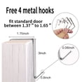 thumbnail image 6 of Hanging Organizer A-Grey&Clear 2 Pack Extra Large Over Door Shoe Storage, 6 of 6