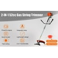 thumbnail image 5 of Floseru Gas String Trimmer,2 in 1 Cordless String Trimmer, 52Cc Weed Wacker Gas Powered,2-Stroke Brush Cutter, Handheld Weed Eater Grass Trimmer, Plastic Handle & Shoulder Strap Included, 5 of 9