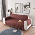 thumbnail image 4 of CHOK Liquidation Housse de Canapé Réversible pour Coussin Canapé Housse pour Chiens Résistante à l'Eau Protecteur de Meubles avec Bâtons en Mousse Sangles Élastiques pour Chats, 4 of 6