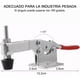 thumbnail image 2 of Palanca De Sujecion 90 kg Uso Rudo Gh-201b 6 Pzs, Plata/Rojo, 2 of 5