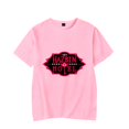 thumbnail image 3 of Hazbin Hotel Unisex Impreso Camiseta de Manga Corta Unisex Loose Casual Top de manga corta Rosa/3XL, 3 of 4
