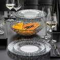 thumbnail image 4 of Nachtmann Dancing Stars Bossa Nova Fine Crystal 6 inch Bread and Butter Plate, Set of 2, Clear, 4 of 7