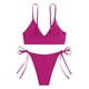 thumbnail image 4 of Traje de baño para mujer, estilo bikini de Europa y América, con efecto lavado, para mujer., 4 of 4
