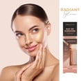 thumbnail image 5 of Profusion Cosmetics Ray of Sunshine Liquid Highlighter, Vitamin A & E Infused Lightweight Glow Enhancer with Long-Wearing Buildable Formula, 0.14 fl oz, Sunkissed, 5 of 7