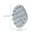 thumbnail image 3 of Unique Bargains 1 Pc Shell Shaped Massage Hair Brush for Head Massage 3.54"x2.76"x1.38" Gray, 3 of 6