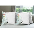 thumbnail image 6 of Ambesonne Nautical Throw Pillow Cover 4 Pack, Ornate Border Design, 18", Multicolor, 6 of 7