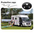 thumbnail image 4 of OULII 20Pcs Tent Pole Puncture Proof Cap Black Round Awning Clips for Rv Canopy and Outdoor Enthusiasts, 4 of 8