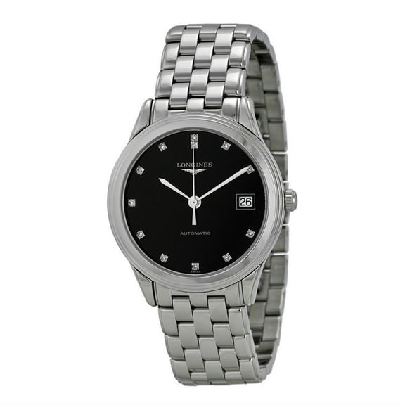 Longines La Grande Classique Quartz Grey Diamond Dial Steel Women's Watch L4.512.4.70.6