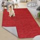 thumbnail image 2 of Alfombra Haperlare lavable a máquina, suave y antideslizante, de franela, color rojo, 1,22 m x 1,83 m, 2 of 7