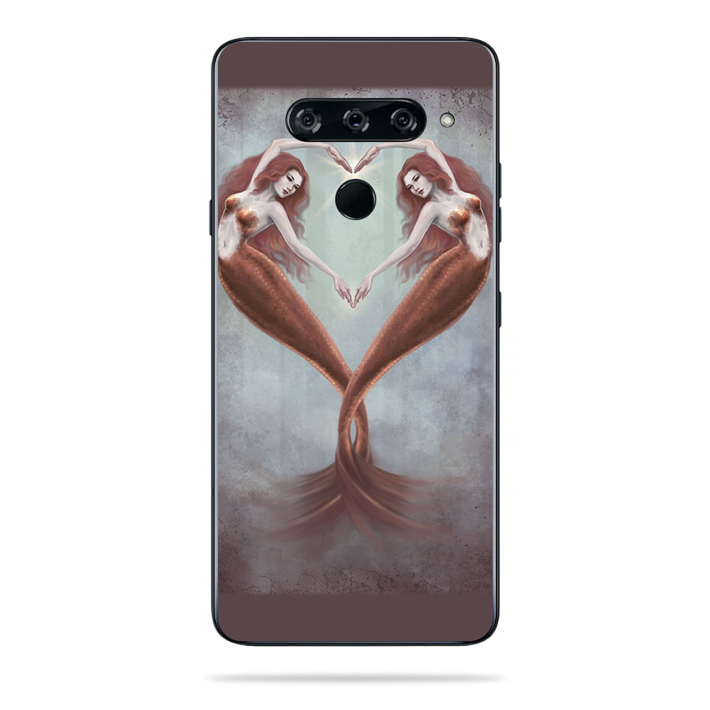 MightySkins Skin Compatible with LG V40 ThinQ Remove Made in The USA and Change Styles Durable Protective Easy to Apply and Unique Vinyl Decal wrap Cover Heart Dance