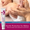 thumbnail image 5 of High-Potency 20% Zinc Oxide Ointment - (Pack of 72) Baby Diaper Rash Cream and Gentle Skin Protectant Barrier for Chafed Skin, Wetness Daily & Overnight Protection Soothing, Hypoallergenic, 1oz Tubes, 5 of 9
