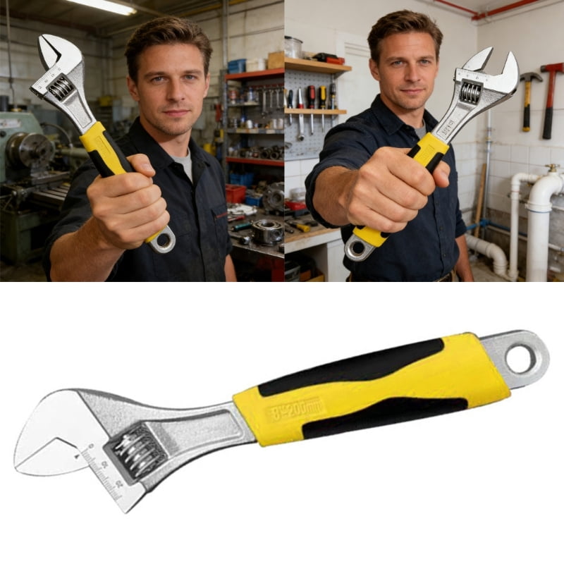 Professional Adjustable Wrenches With Clear Scale Marking For Precise Adjustments