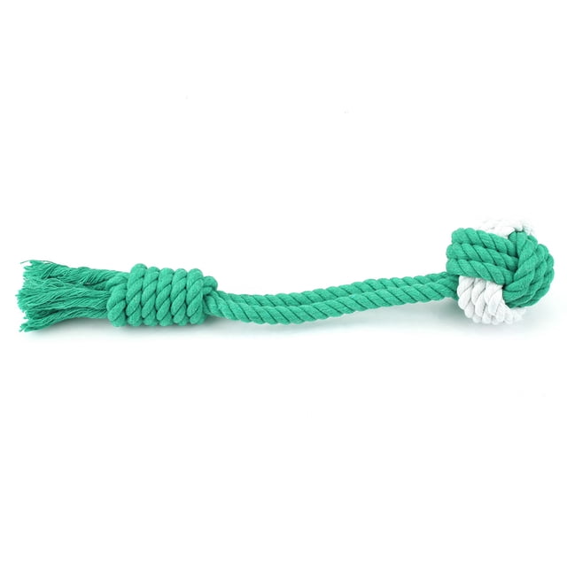Jouets de Mastication pour Animaux de Compagnie, Jouets de Mastication pour Chiot en Coton Vert Rouge Polyester Fournit des Performances Solides