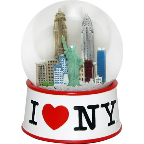 Official I Love New York Snow Globe (2.5 Inches Tall) (45mm Globe)