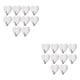 thumbnail image 1 of Toystoory 10 paquetes / lote Gancho en forma de corazón elegante y duradero: para cualquier configuración Ganchos de pared con gancho lindo en plata 2piezas, 1 of 6