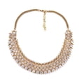 thumbnail image 1 of Collar de cristal Minnieouse para mujer gargantilla brillante ajustable joyería de cuello elegante oro, 1 of 6