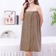 thumbnail image 4 of Conjunto de Toalla Envolvente, Bata de Baño Suave y Ajustable, Ligera y Cómoda, Ideal para Usar En El Gimnasio, Viajes o En Casa, Regalo Ideal para Mujeres., 4 of 7