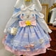 thumbnail image 4 of Sanrioed Cinnamoroll Girl Cute Cartoon Lolita Dress Spring Autumn Birthday Party Role Play Tutu Dress Child Dress Birthday Gift, 4 of 5