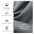 thumbnail image 2 of Grounding Fitted Sheet King Size, Organic Cotton + Silver Fiber, Earthing Bed Sheet for Sleep - 78x80 inch, Includes 15ft Cord, 2 of 7