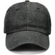 thumbnail image 2 of Gorra de béisbol lavada, de algodón vaquero desgastado, gorra de papá, gorra de estilo camionero unisex ajustable, 2 of 7