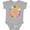 AC-Heather Grey, variant on Inktastic Ice Cream Cone Starburst Boys or Girls Baby Bodysuit
