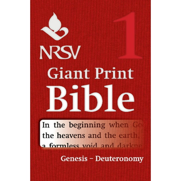 NRSV Giant Print Bible, (Paperback)