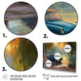 thumbnail image 3 of Designart "Blue And Yellow Sculpted Speed" Cars American Muscle Canvas Print, 3 of 5