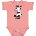 thumbnail image 3 of Inktastic I Love My Nana with Panda Illustration Boys or Girls Baby Bodysuit, 3 of 5