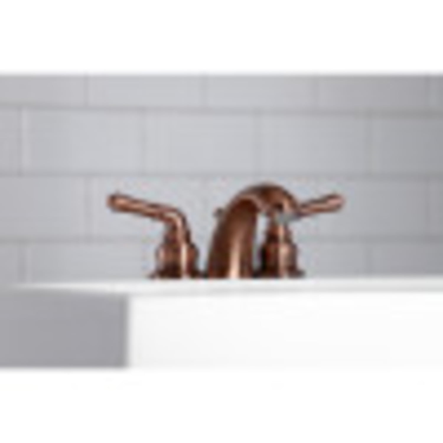 Kingston Brass KB956 Magellan Mini-Widespread Bathroom Faucet, Antique Copper