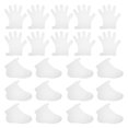 thumbnail image 1 of 1Set Disposable Hand Foot Covers Plastic Hand Foot Care Covers for Salon, 1 of 9