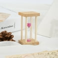 thumbnail image 6 of Wooden Hourglass Sand Clock Timer 3 Minutes Sand Glass Desk Decoration Toy, 6 of 8
