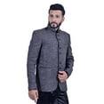thumbnail image 2 of Blazer Gris Foncé pour Hommes. Ce Produit Est Fait sur Commande., 2 of 5