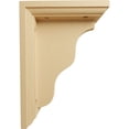 thumbnail image 3 of Ekena Millwork 3"W x 5"D x 7"H Hamilton Traditional Bracket, Alder (6-Pack), 3 of 4