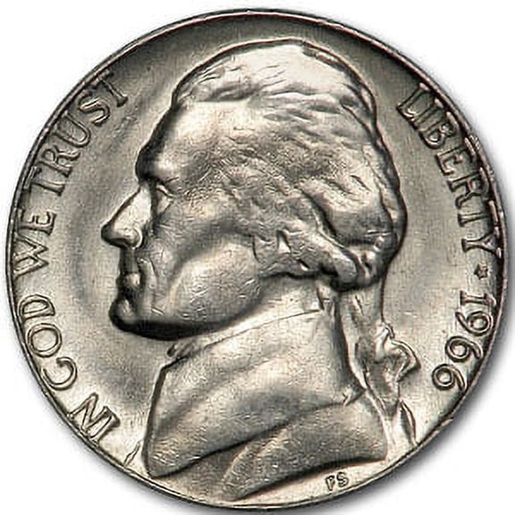 1966 Jefferson Nickel BU