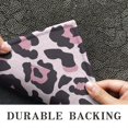 thumbnail image 6 of Pink and Black Of Leopard Print Door Rugs,Washable Non Slip Door Mats Indoor,Decorative Door Mats,Entry Mat Indoor for Entrance,Bedroom,Kitchen,Bathroom,17"x30", 6 of 6