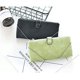 thumbnail image 5 of Bolsa de Herramientas YONGSHENG Cartera de Mujer Verde Claro Bolsa Plegable de Cuero Vegano Organizador de Tarjetas de Gran Capacidad Monedero Largo con Hebilla para Niñas Color Caramelo, 5 of 5