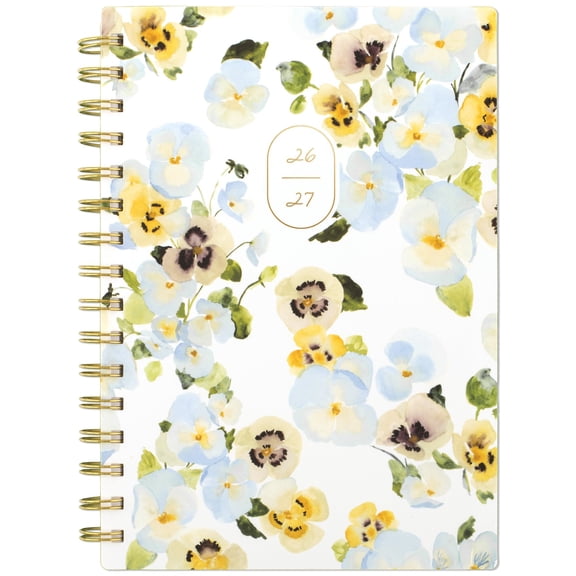 Leah Bisch for Mead Cambridge Academic 2026-2027 Weekly Monthly Planner Pansy