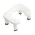 thumbnail image 3 of Kuntesetty Toilet Stool Easy Storage Squatting Potty Heavy Duty Portable Bathroom Stool White S, 3 of 9