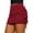 Rose Red, variant on FEOYA Women High Waisted Tennis Skort Summer Ladies Workout Skirt Built in Shorts Athletic Golf Skorts Ruched Side Drawstring for Pickleball Running L Brown
