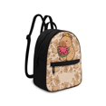 thumbnail image 2 of HELLHERO Melon-Love-Capybara Mini Backpack Purse with Lightweight Zipper Closure Small Backpack for Daily, Polyester Women's Travel Shoulder Bag for Outdoor, 2 of 8