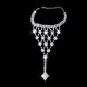 thumbnail image 2 of Pulsera Zulema Nupcial Rhinestone para Mujer con Cadena de Joyería de Mano, 2 of 8