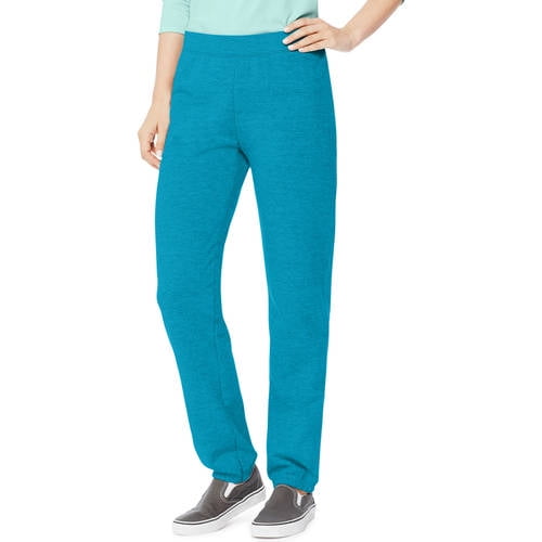 Women's Mid Rise Cinch Bottom Fleece Sweatpant, Bold Blue Heather -  Walmart.com